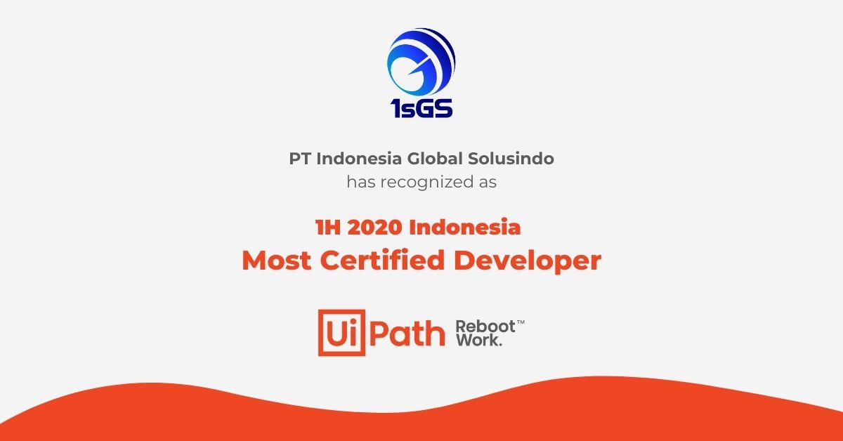 Certified of UiPath 1.1 - ISGS